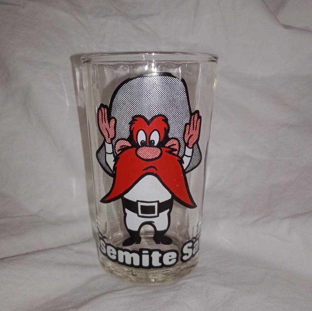 Vintage Yosemite Sam Warner Bros. Inc. Glass Cup